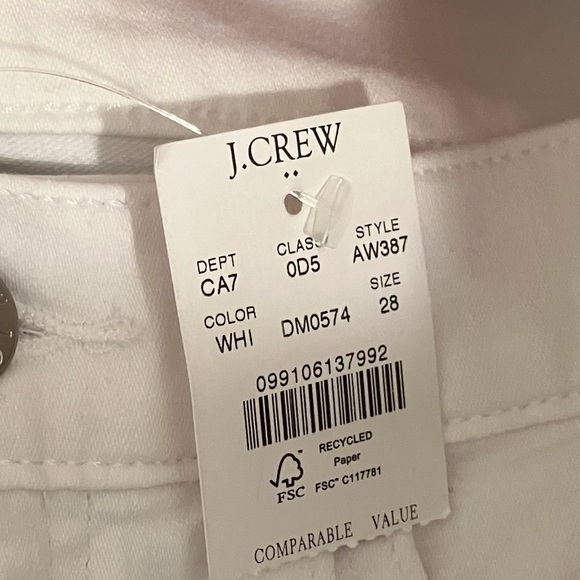 J. Crew Factory 10" high-rise skinny jean in signature stretch NWT Size 28 - Picture 13 of 13